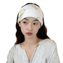 (D) Stylish Double Layer Cotton Maternity Head Cover For Nursing Mothers Soft Stretchy Postpartum Beanies Comfort Cap D