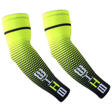 (XL, Green) Cooling Sports Arm Covers Sun Protection Moisture Wicking Polyester For Men Women Summer Activities White XL