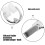 (Hanging Loop) Universal Caravans Motorhome Curtain Track Rollers Hooks Noise Reducing Design For Smooth Quiet Gliding Operation 50pcs Multicolor 4