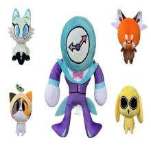 (The Clockman,See the picture)Plush Toy, 8 Inch Super Soft Cartoon Anime Stuffed Animal Doll, Kids Birthday Gift Collectible