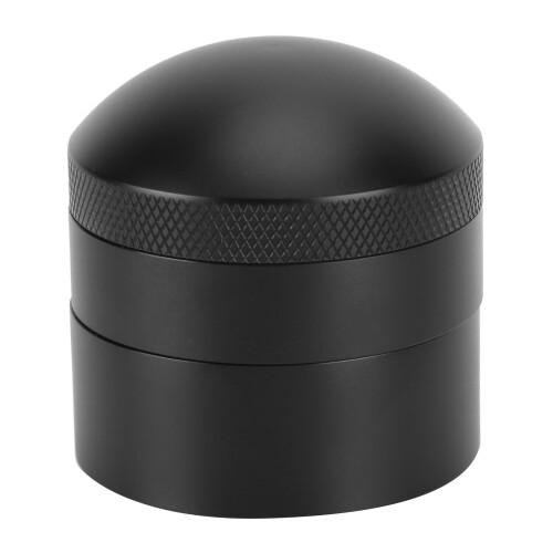 Tamper per caffè a ago da 58 mm in alluminio nero 1