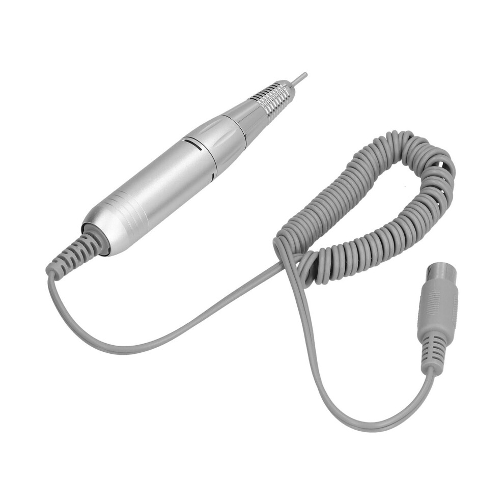 Portable Electric Nail Drill Handpiece 18W 12V Silver For Salon 5081377077463
