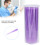 100pcs Purple Disposable Micro Applicator Brushes for Gel Application 4