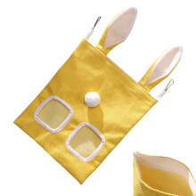 Bunny Hay Holder 2Hole Dispenser For Chinchillas And Rabbits ChewProof LargeCapacity Forage Storage For Small Animals