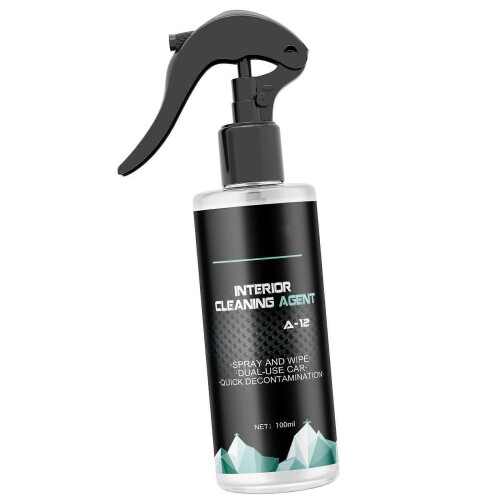 (100ml) Auto Headliners Cleaner Sprays Friendly Active Molecular Technology Vehicle Interior Cleaner Quick Drying Non Toxic Multicolor