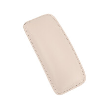 (Beige pu) Not Slip Automotive Interior Protectors Shock Absorbing Knee Leg Support Pads Universal All Car Models for Dashboard Multicolor