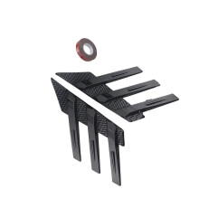 (Carbon fiber black p) Rear Window Spoiler Splitter For Car SUVs With Adhesive Installation ABS Construction Reduces Wind Resistance Multicolor