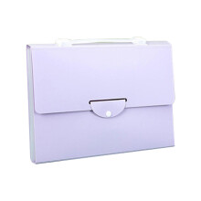 (Purple) 13 Pocket Document File Folder Expandable File Folder Expanding Document Organizers Holds 500 Sheet for Office School  Purple