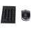Wireless Numeric Keyboard Mouse Set MC-61CB 22/3 Keys Black 12