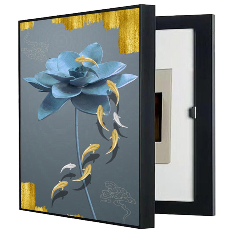 Electric Meter Box Cover With Hidden Circuit Breaker Panel, Moistureproof Wall Mounted Artwork 50X60cm 9382693473929
