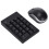 Wireless Numeric Keyboard Mouse Set MC-61CB 22/3 Keys Black 7