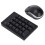 Wireless Numeric Keyboard Mouse Set MC-61CB 22/3 Keys Black 11