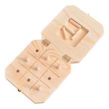 Wood Sensory Pegboard 9Slot Dexterity Training Board Therapy Tool Occupational Aid Grip Strength and Motor Recovery