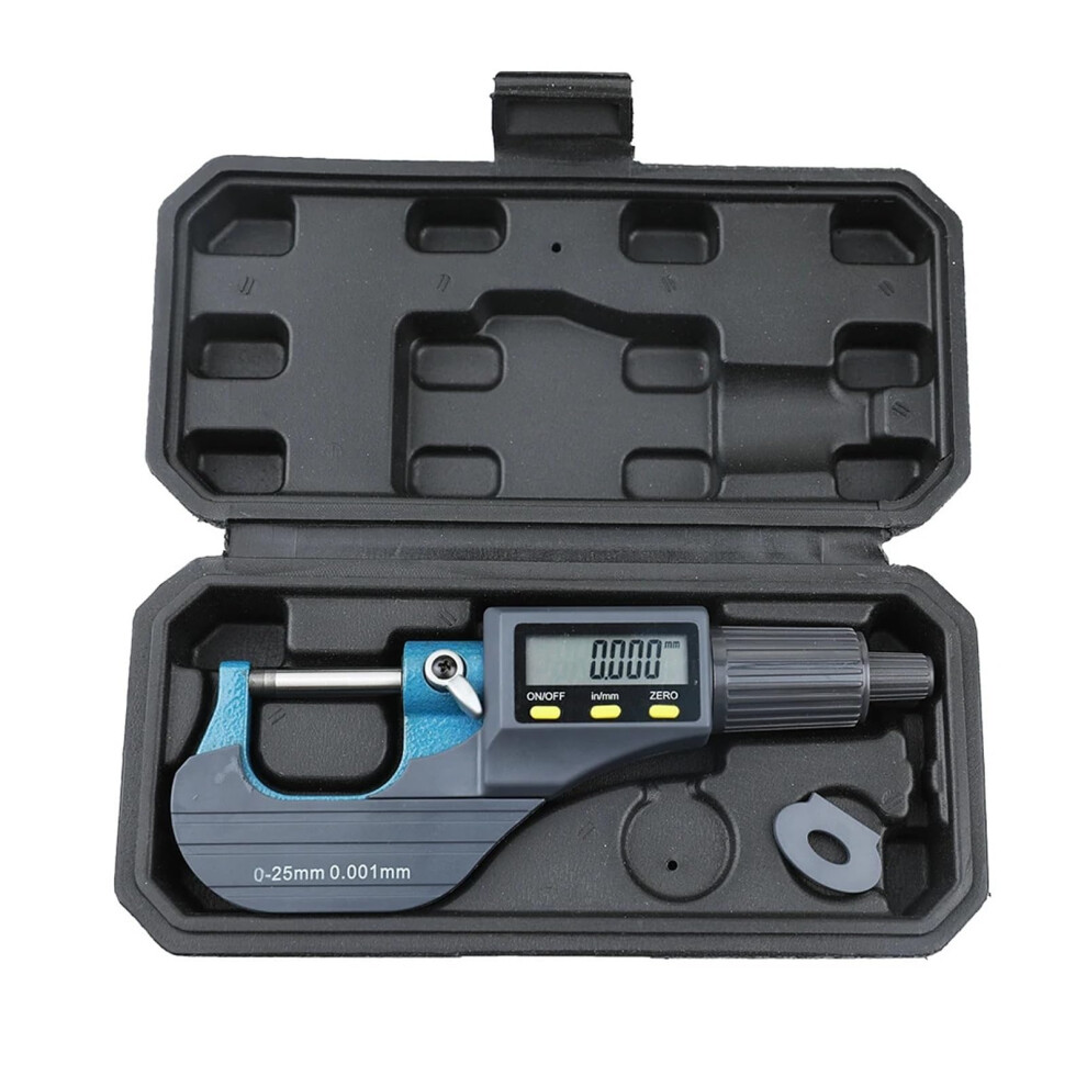 Electronic Outside Micrometer Carbide Tip 025 Mm 0.001 Mm Resolution Digital Caliper Gauge 9187378527252