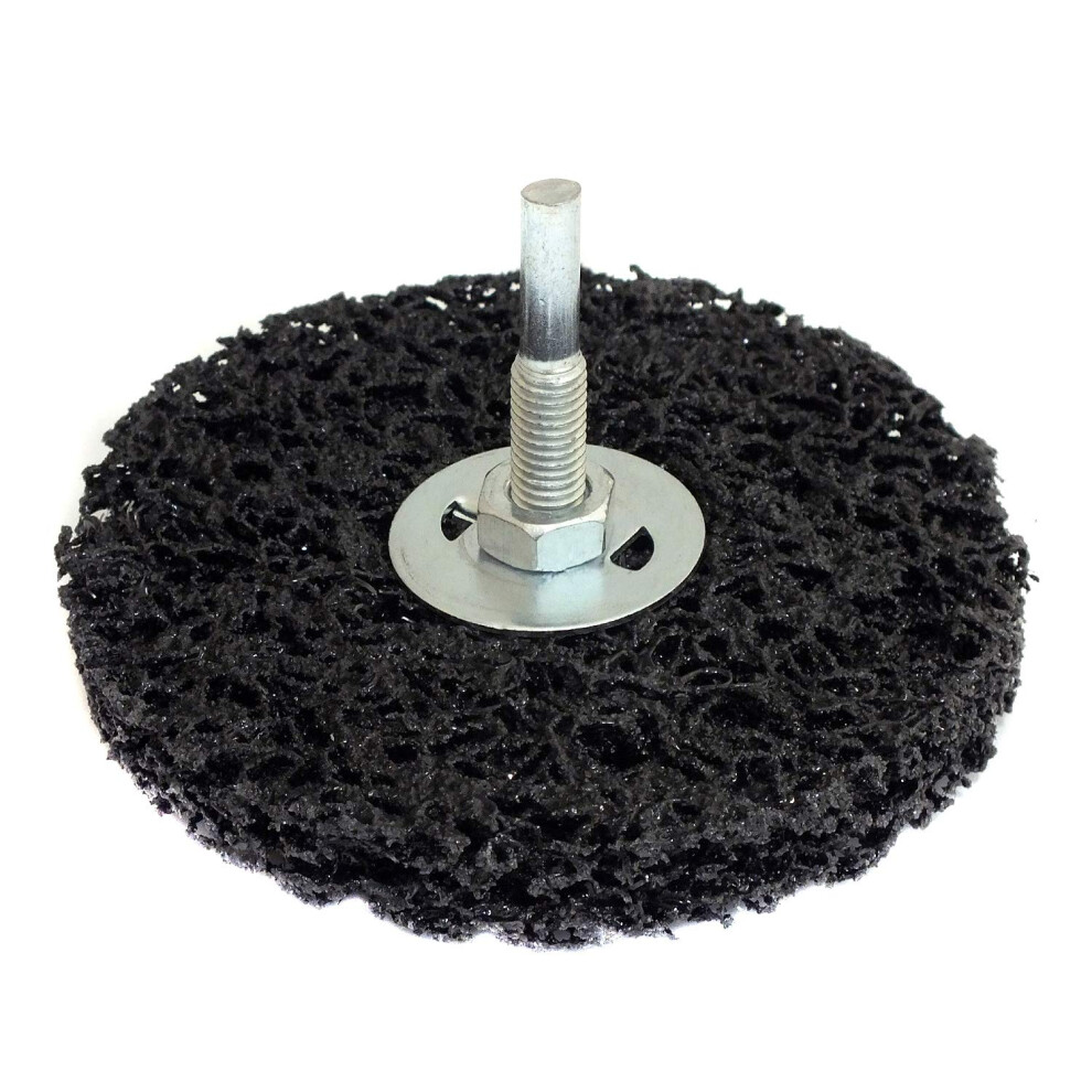 100Mm Rotary Polycarbide Abrasive Disc Rust And Paint Remover Deburring Wheel Drill Attachment Compatible Rotary Tools 9187378527313