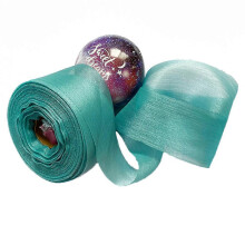 (Light Green) Organza Ribbon Sheet Chiffon Ribbon for Bouquets Wrapping Party Wreath Bowtie Hairband DIY Wedding Wreath Decorations White