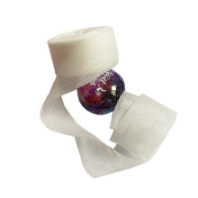 (White) Organza Ribbon Sheet Chiffon Ribbon for Bouquets Wrapping Party Wreath Bowtie Hairband DIY Wedding Wreath Decorations White