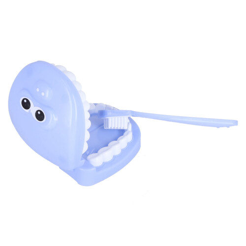 Set da dentista per casa giocattolo blu con stetoscopio 1