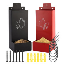Chicken Oyster Shell Feeder Automatic Oyster Shell Dispenser For Hens Poultry Indoor Outdoor Coop Accessories