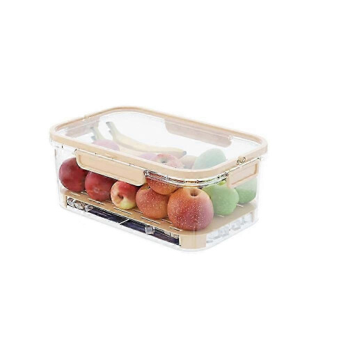 (Yellow) Outdoor Ice Preservation Box, Snackle Box with Ice Pack & Handle