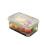 (Green) Outdoor Ice Preservation Box, Snackle Box with Ice Pack & Handle 1