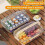 (Green) Outdoor Ice Preservation Box, Snackle Box with Ice Pack & Handle 4