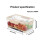 (Yellow) Outdoor Ice Preservation Box, Snackle Box with Ice Pack & Handle 2