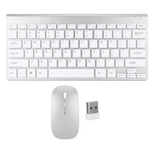 Silent Wireless Keyboard And Mouse Combo, Scissor Switch Key Design With Ultra Slim Design With Light Weight, Ergonomic Layout For Notebook And