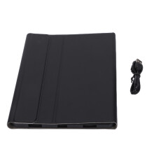 Custodia con tastiera per iPad di 11a e 10a generazione, tastiera Bluetooth retroilluminata rimovibile con portapenna, cover a libro magnetica con
