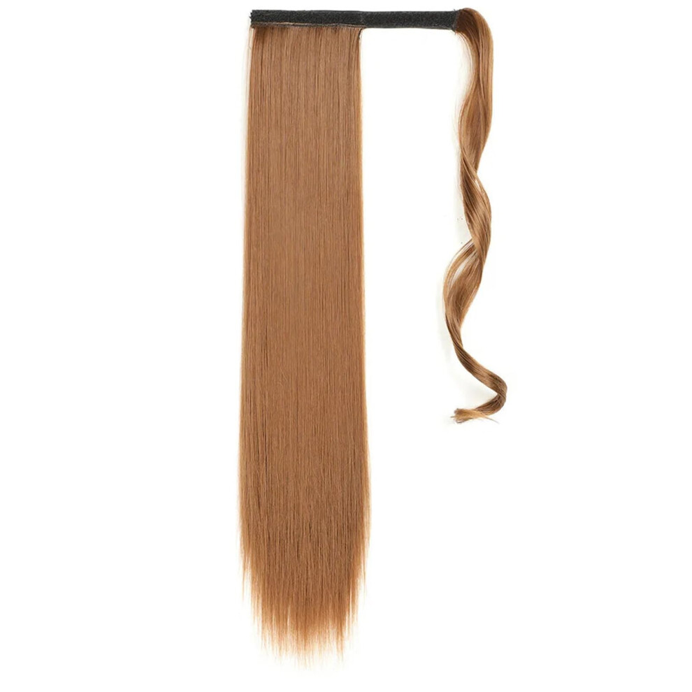 Unisex Women's 22 Inch Ponytail Hair Extension Clipin Wrap Around Hairpiece For Ponytail