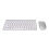 Slim Keyboard Mouse Combo, Quiet and Comfortable Typing Solution, Noiseless Click Technology, Fully Waterproof Back Design with Easy Battery Access, 6