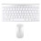 Ergonomic Wireless Keyboard And Mouse, Wide Compatibility With Connectivity Across 3 Devices, Power Saving Silent Keys For Windows Android iOS Devices 8