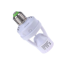 E27 Motions Sensors Light Socket PIR Induction Adjust Delay Time Lamp Base Bulb Holder Adapter Converters Auto Switches Multicolor