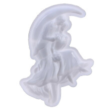 (Clear) Epoxy Resin Moulds Resin Ornaments Molds Couples Shaped Resin Casting Mold Silicone Material DIY Hand-Making Tools Clear