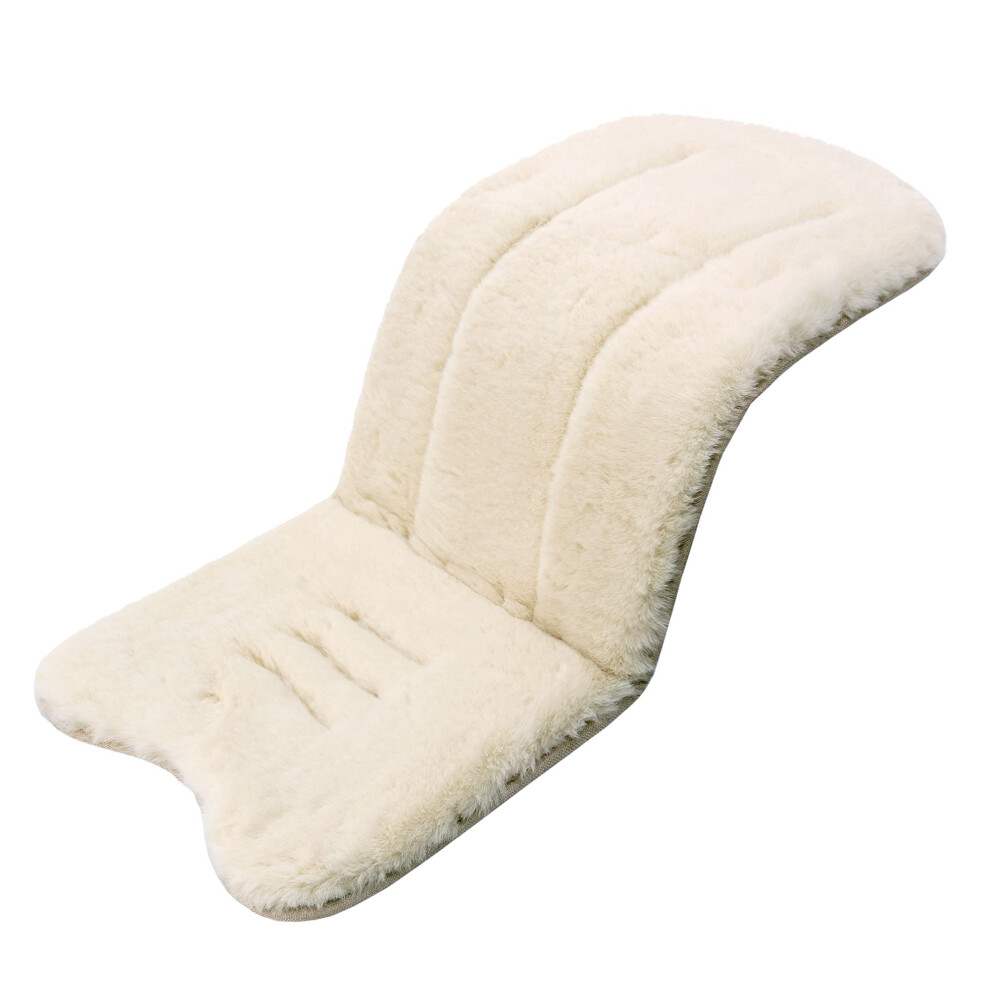 Baby Pushchair Seat Liners Universal Fit For Most Strollers Soft Cotton Winter Beige