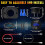 4 Pack LED Digital Voltmeter with Contact , 12V 24V Car Voltmeter LED Digital Display Waterproof Voltmeter Panel 6