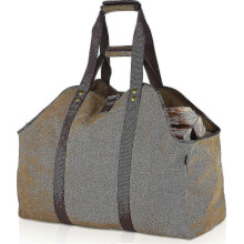 (Yellow) Extra Large Firewood Carrier Log Basket Firewood Bag