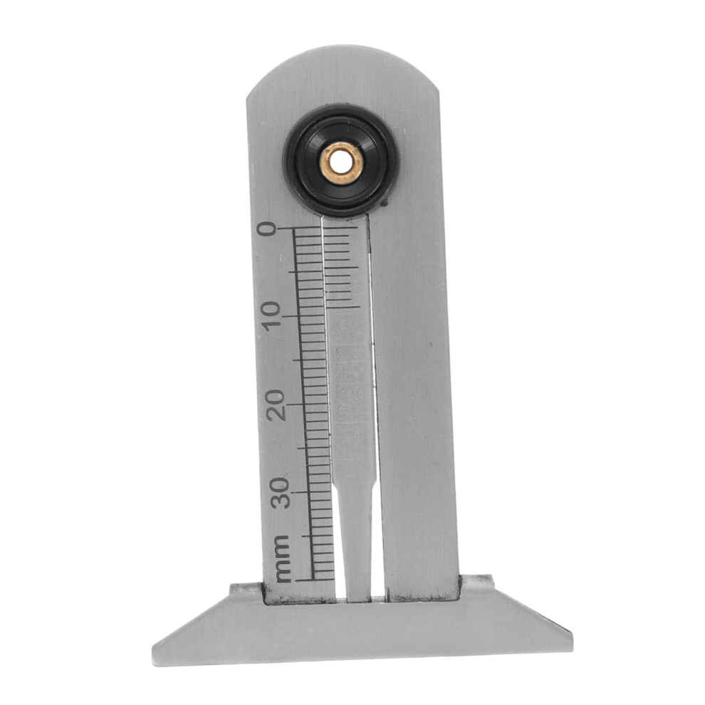 Stainless Steel Tire Tread Depth Gauge 030Mm Accurate Vernier Measurement For Vehicle Safety 9347817742992