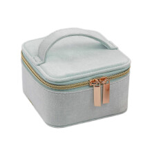 (blue) Multifuntional Jewelry Storage Box Elegant Necklace Box Jewelry Case Elegant Jewelry Bag Jewelry Packaging Box for Rings  White