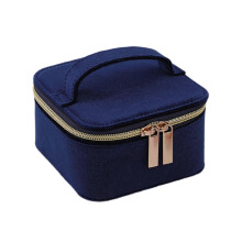 (Blue) Multifuntional Jewelry Storage Box Elegant Necklace Box Jewelry Case Elegant Jewelry Bag Jewelry Packaging Box for Rings  White