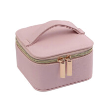 (Pink) Multifuntional Jewelry Storage Box Elegant Necklace Box Jewelry Case Elegant Jewelry Bag Jewelry Packaging Box for Rings  White