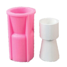 (W0107) DIYs Castings Molds Candlestick Candle Holder Silicone Hand Craft Molds Geometric Candle Stand Mold Table Centerpieces