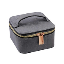 (Gray) Multifuntional Jewelry Storage Box Elegant Necklace Box Jewelry Case Elegant Jewelry Bag Jewelry Packaging Box for Rings  White