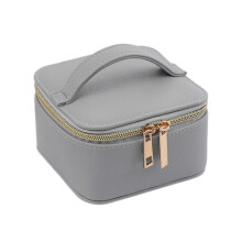 (Gray) Multifuntional Jewelry Storage Box Elegant Necklace Box Jewelry Case Elegant Jewelry Bag Jewelry Packaging Box for Rings  White