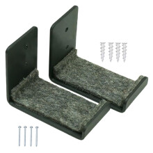 Snowboard Display Stand Metal Mounted Snowboard Rack 9.50 x 7.60 x 5.10 cm Garage Ski Holder