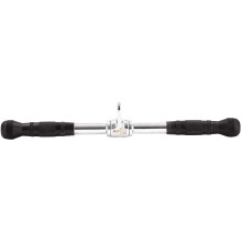 Revolving Straight Bar Cable Attachment Handle With Textured Grip For Cable Machines, Cable Machine Attachment