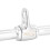 Revolving Straight Bar Cable Attachment Handle With Textured Grip For Cable Machines, Cable Machine Attachment 2
