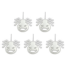 (JH060309) 5 Pcs Halloween Die Cuts Ghosted Cutting Dies Embossings Stencils Metal Template Molds for Scrapbooking Decorations