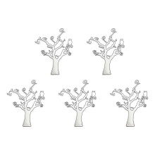 (JH060303) 5 Pcs Halloween Die Cuts Ghosted Cutting Dies Embossings Stencils Metal Template Molds for Scrapbooking Decorations