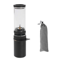 (Black) Durability Outdoor Tent Lamp Night Atmospheres Light Hanging Emergencies Light for Outdoor Tent and Backpacking Use Silver